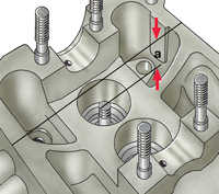  Осмотр, дефектовка и ремонт деталей головки блока цилиндров Audi 100
